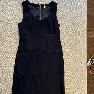 J.Crew | Allura Sleeveless Shift Dress in Navy, Size 2